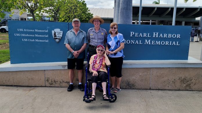 WWII nurse, age 106, donates bullet from husband's heart to Pearl Harbor museum